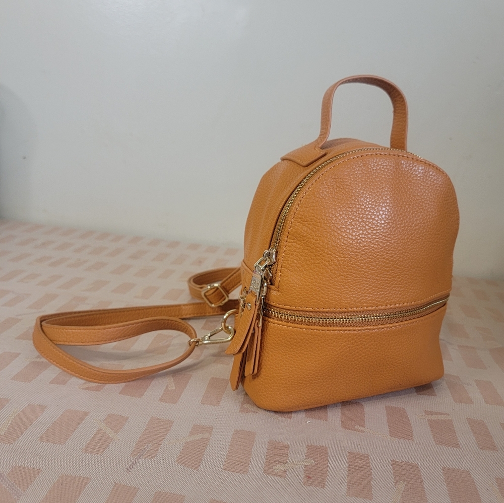 Steve Madden Faux Pebble Leather Mini Back Pack